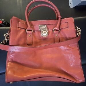 Michael Kors Brown Leather Satchel